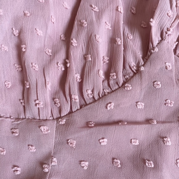 Bishop sleeve pink crop top - Picture 4 of 5